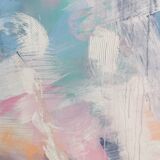 Canvas of modern abstract art, "Take on Me"
