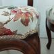 Paire de chaises Louis Philippe assisse tissu