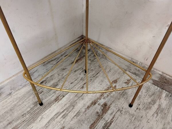Sellette d’angle, table d’appoint vintage