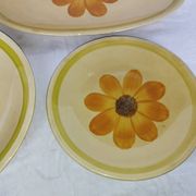 Soleil Gien set – large dishes and vintage serving dish