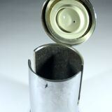 Art Deco porcelain coffee pot by SUS Bavaria with a metal warming hood by WMF, comes from the 1920s