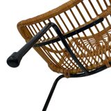 Tripod Rattan easy chair by Dirk van Sliedregt Rohe Noordwolde 1960 in the Netherlands