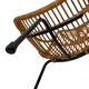 Tripod Rattan easy chair by Dirk van Sliedregt Rohe Noordwolde 1960 in the Netherlands