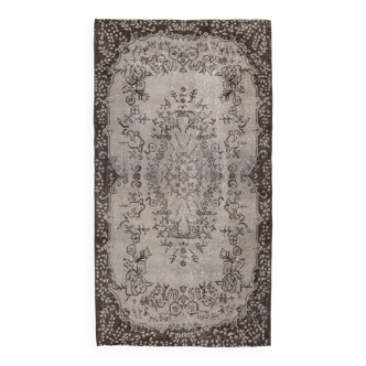 Tapis 4 x 7 pour bureau, tapis oriental classique vintage, 112 x 208 cm, SK 2672