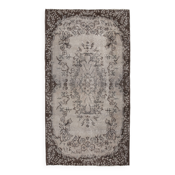 Tapis 4 x 7 pour bureau, tapis oriental classique vintage, 112 x 208 cm, SK 2672