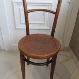 Chaise de Bistrot assise décorée de Jacob & Josef Kohn