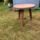 Garden furniture in 'rockery' cement