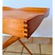 Table à plateau pliante en bois moderne du milieu du siècle