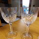Verres à vins en cristal de Saint Louis