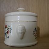 Blue bird pot Sarreguemines