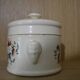 Blue bird pot Sarreguemines
