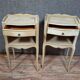 Pair of lacquered Louis XV style bedside tables – 20th century