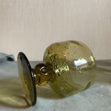 Set of 6 blown glass glasses