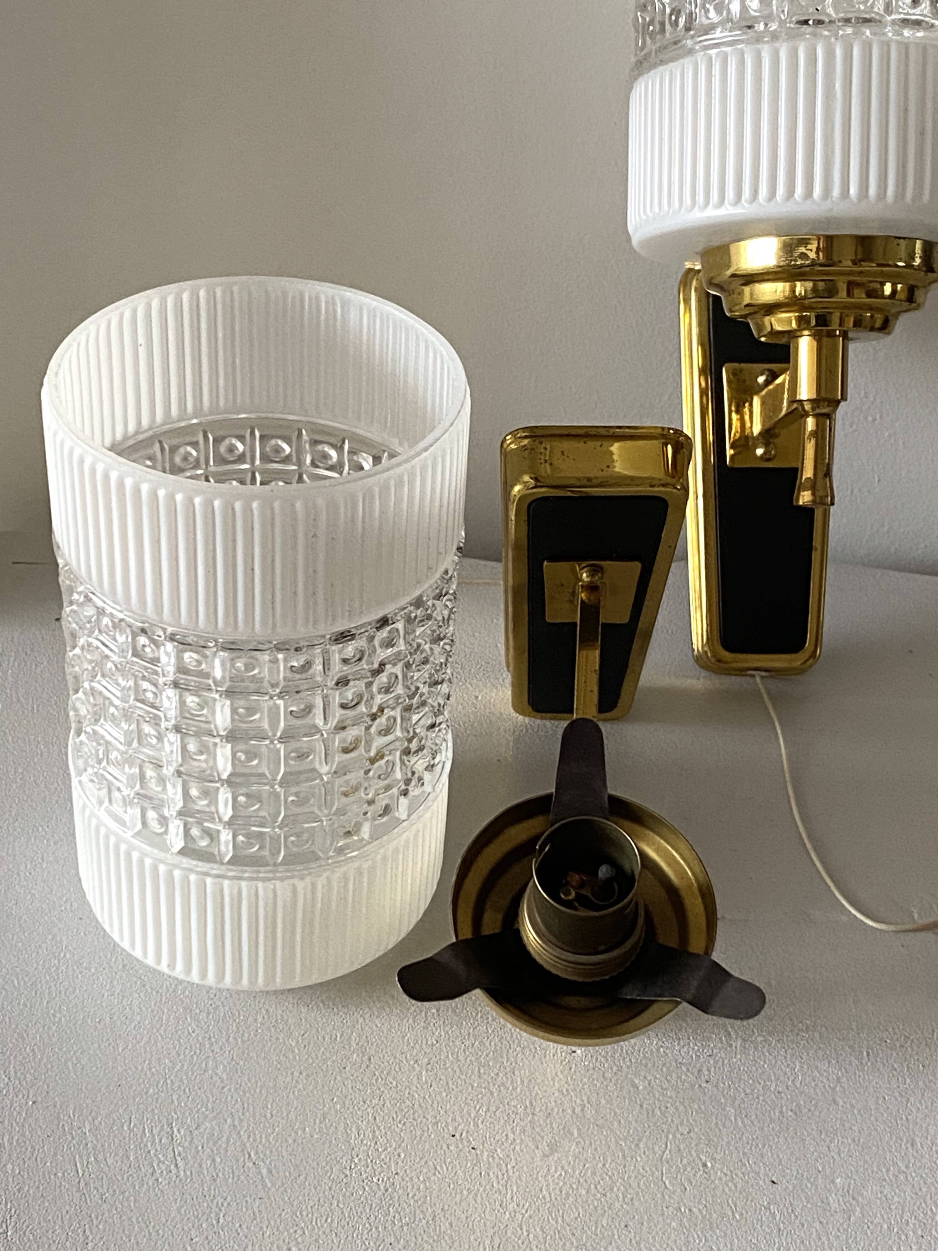 Pair of 50s wall lights