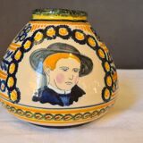 Breton spinning top vase