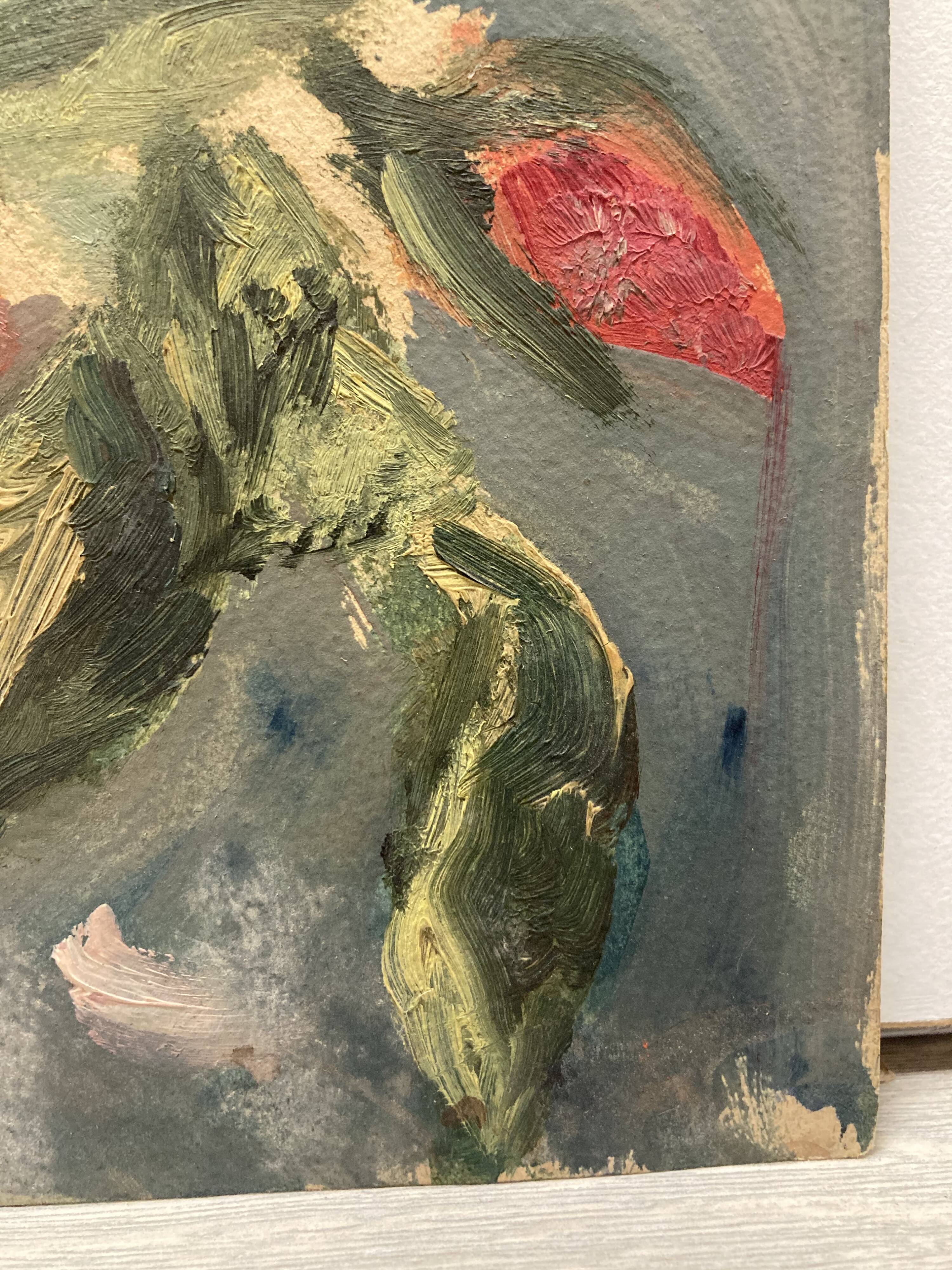 Vintage rose painting