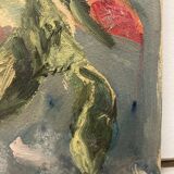 Vintage rose painting