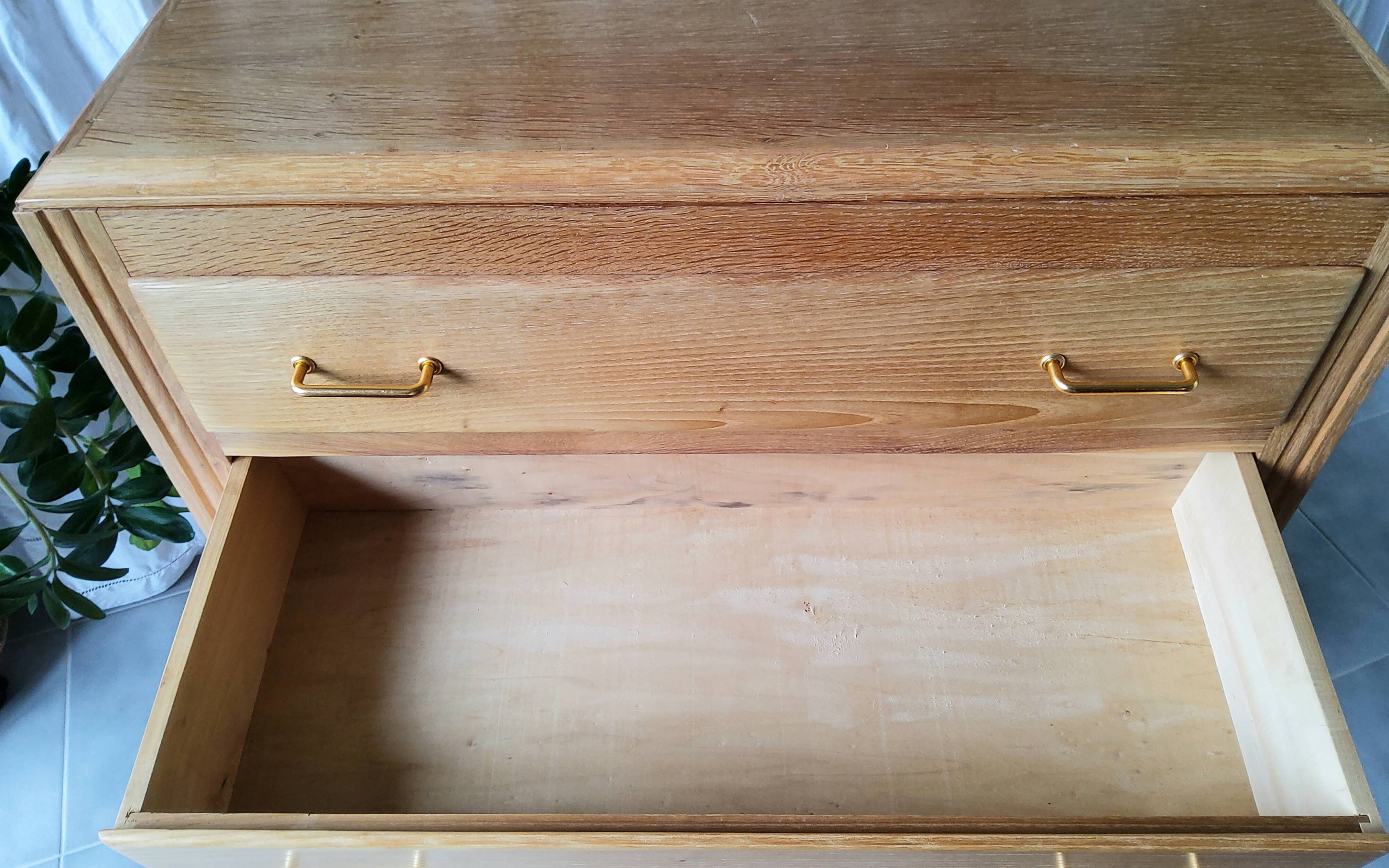 Commode vintage pieds compas