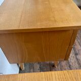 Pair of bedside tables end of vintage sofa