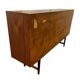 Vintage Danish wall cabinet in wood, mid-height / shelf / low furniture