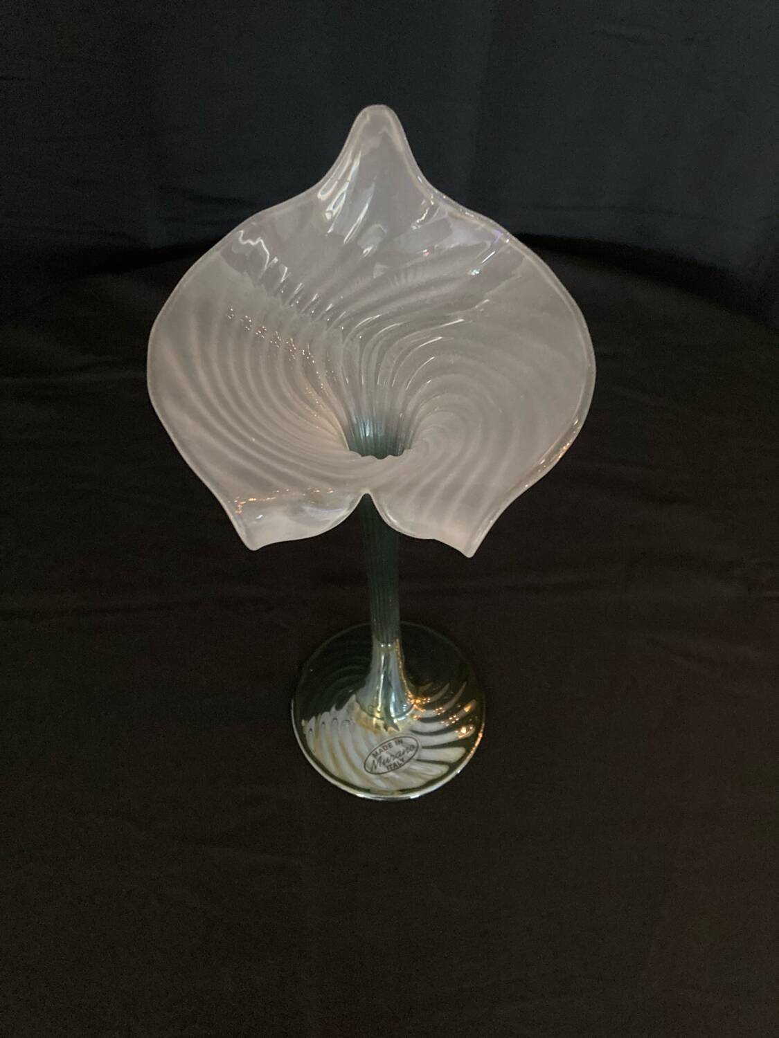 Taly Murano glass arum vase