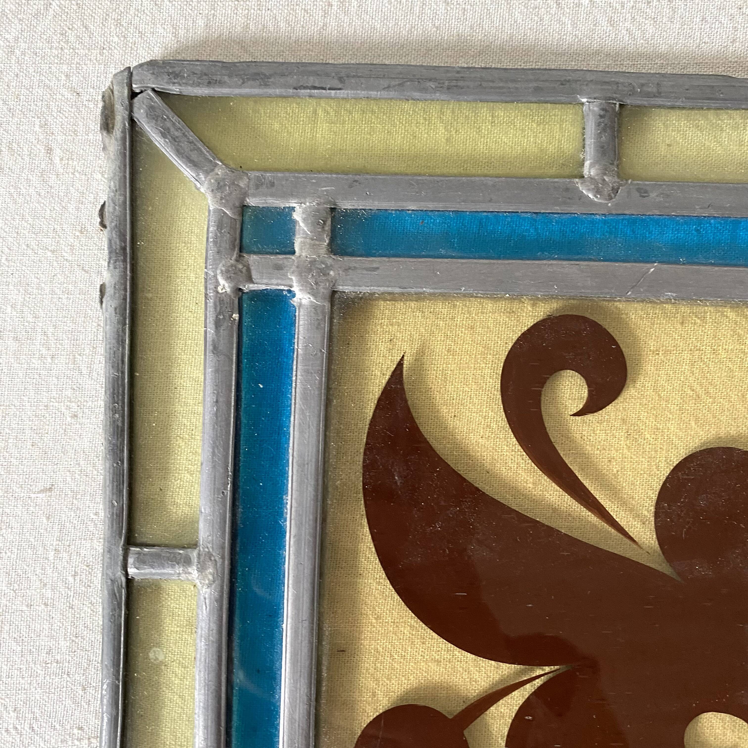 Old stained glass window