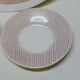 Pie Dish + 2 Vichy Porcelain Cups Philippe Deshoulières Lourioux