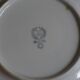 6 Bavaria porcelain plates with flowers and gilding