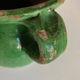 Vase pichet de ferme terre vernissée art populaire sud 1950