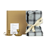 2 candle holders and 2 tea towels — All fire all flame #49