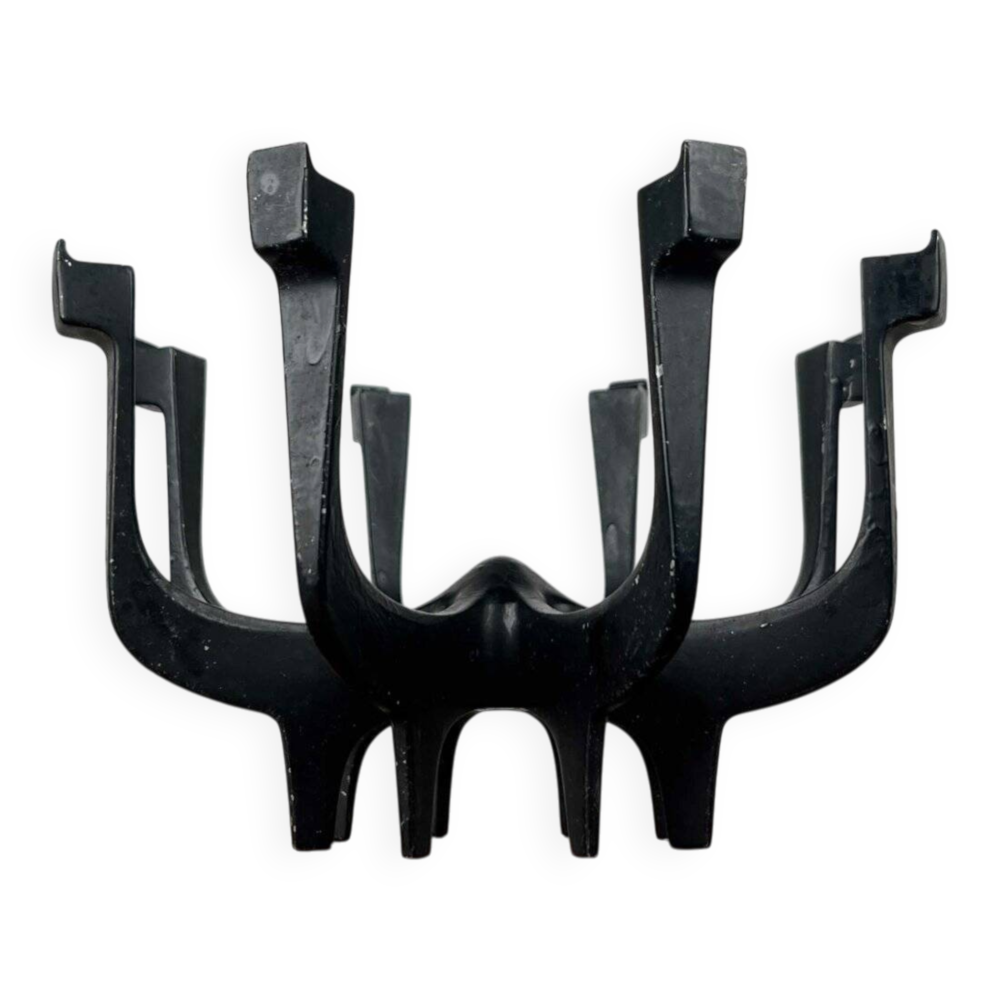 Danish metal candlestick in mid-century style by Gunnar Cyren for Dansk Designs Denmark, 1960s.