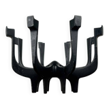 Danish metal candlestick in mid-century style by Gunnar Cyren for Dansk Designs Denmark, 1960s.