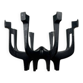 Danish metal candlestick in mid-century style by Gunnar Cyren for Dansk Designs Denmark, 1960s.