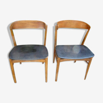 Pair of antique Scandinavian chairs