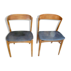 Paire de chaises scandinaves anciennes