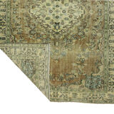 Anatolian handmade vintage rug 255 cm x 177 cm