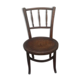 Chaise enfant ancienne en bois courbé