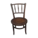 Chaise enfant ancienne en bois courbé