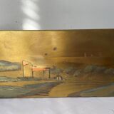 Tableau sur métal Port Grimaud