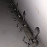 Chrome coat rack with 5 hooks