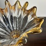 Crystal and gold vase from the 50s