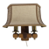 Herda Holland - pull-pendant wall lamp - wood - brass - 70s