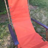 Vintage camping long chair
