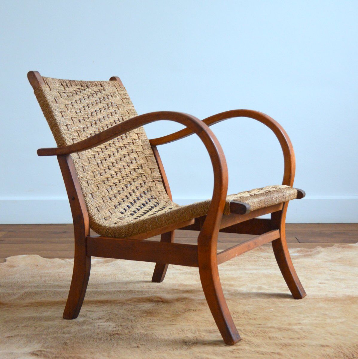 Bauhaus armchair by Erich Dieckmann Art Deco 1920 / 1930s