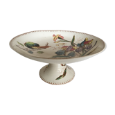 19th iron earth gateling plates, flowers and birds.