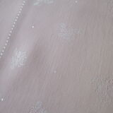Damask tablecloth 1.30 x 2.40 m and its 10 matching towels peach color