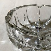 Large Saint Louis crystal pocket emptier or ashtray, ambassador model