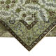 Handmade contemporary anatolian 1970s 163 cm x 306 cm green carpet