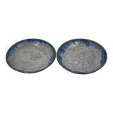 Set of 2 earthenware soup plates