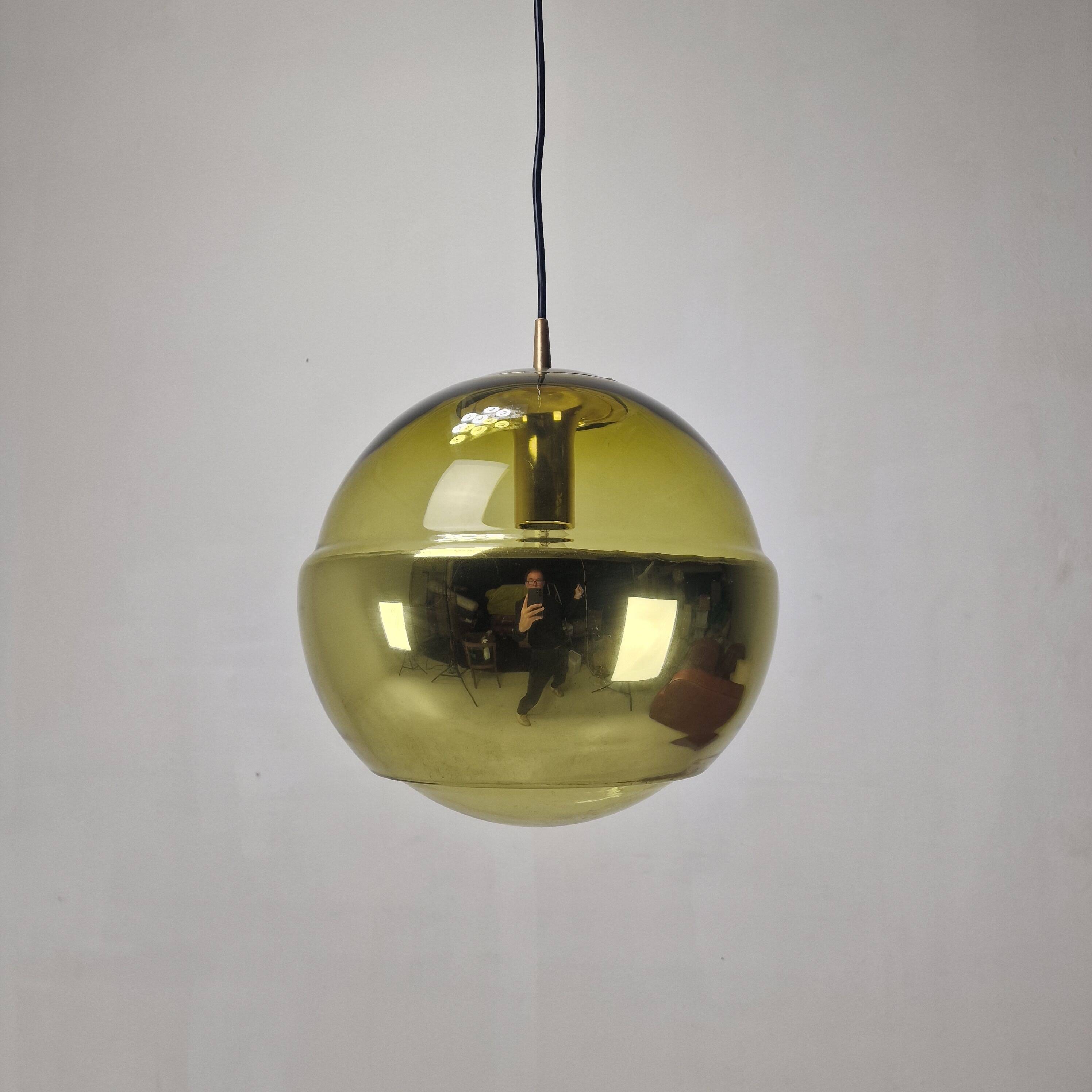 Elegant Mid-Century Modern Pendant by Peill & Putzler, Germany 1970's